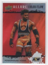 2022 Upper Deck Allure AEW Color Flow Red-Orange Powerhouse Hobbs #R-24