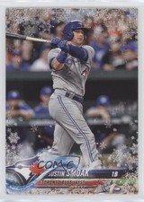 2018 Topps Holiday WalMart Mega Box Metallic Snowflake Justin Smoak #HMW188 05x0