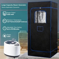 1500W Personal Steam Sauna Tent Loss Weight Detox Therapy Spa Portable 3.0L Pot