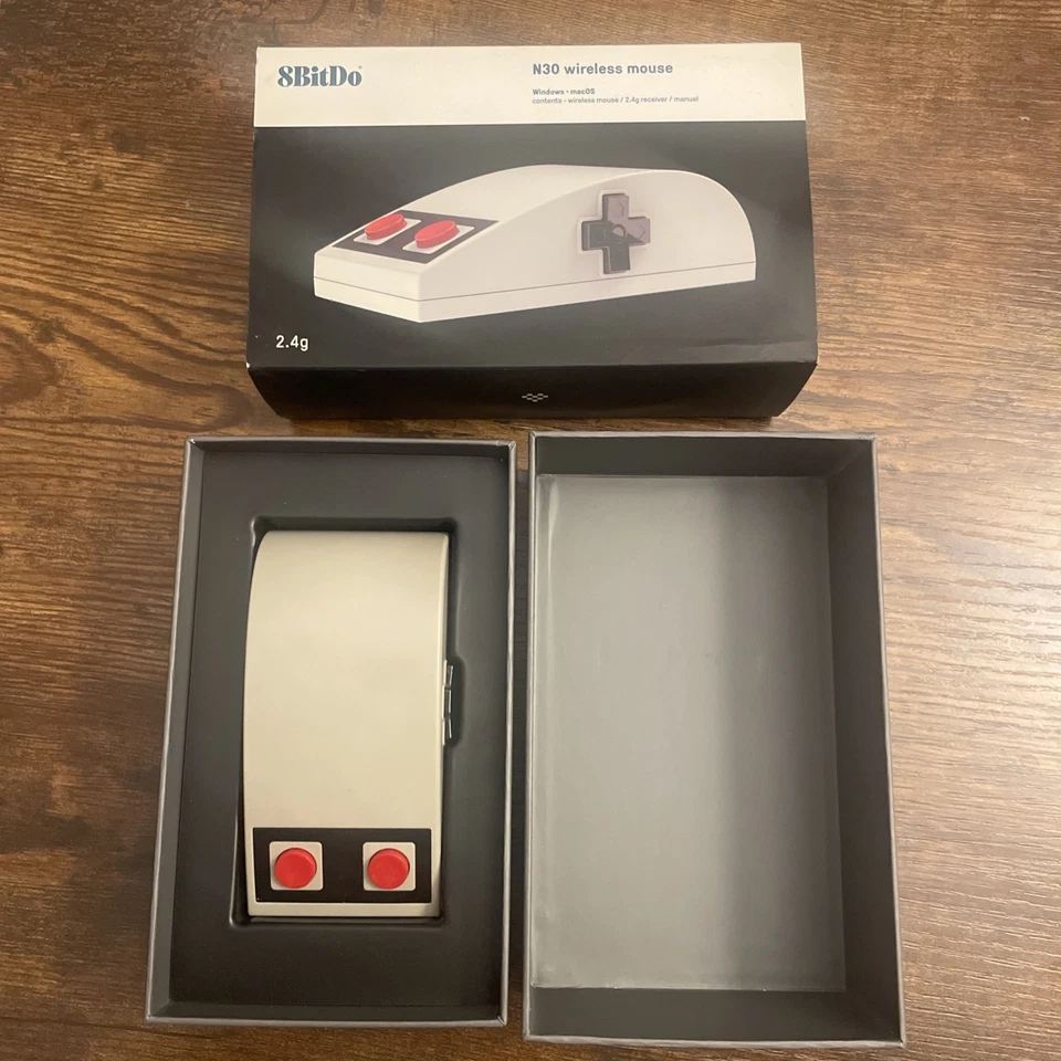 8BitDo N30 Wireless Mouse with 3D touch panel and D-pad - For macOS and Windows - Image 3 of 3
