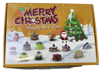 Cake Building Blocks Advent Calendar 2024 Advent Calendar 24 Boxes of Surprise