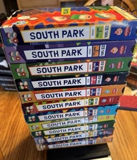 11 South Park VHS Set Volumes 1-12 Less 9 Comedy Central Hollywood Vintage 1997