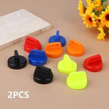 2er Set ATV Zündschloss Abdeckung Gummi für Polaris Can-Am Schwarz