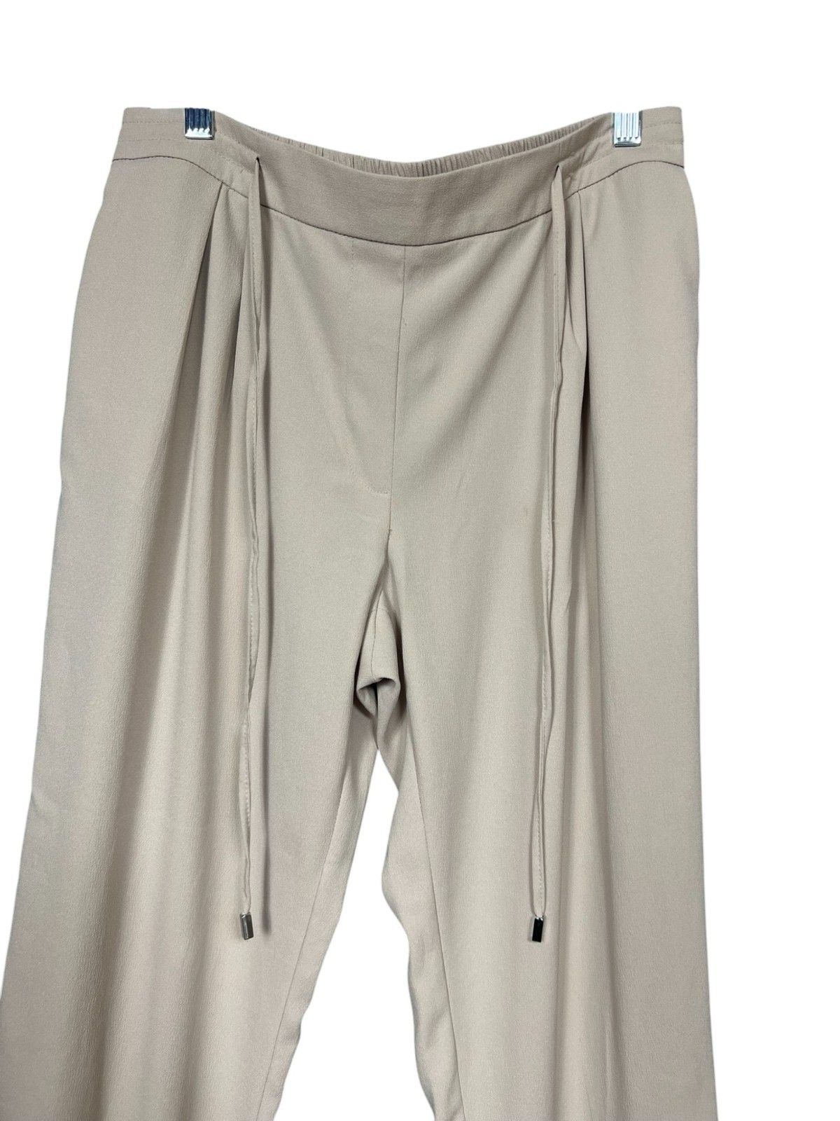 Zara Basic Collection Beige Drawstring Pants Wome… - image 5