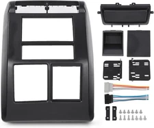 PIT66 Dash Bezel Cover, Compatible with Jeep Wrangler TJ 1997-2002, Black