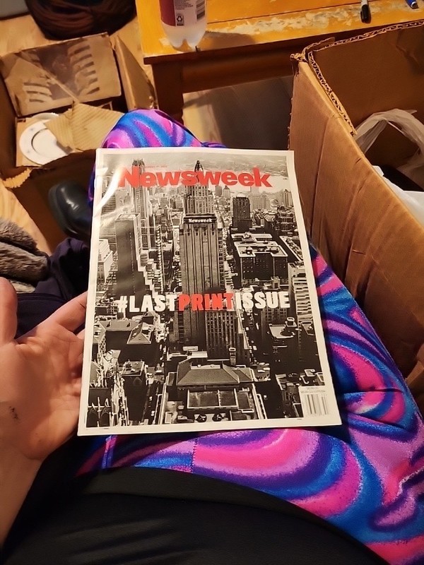 News Week Last Pront Issue
