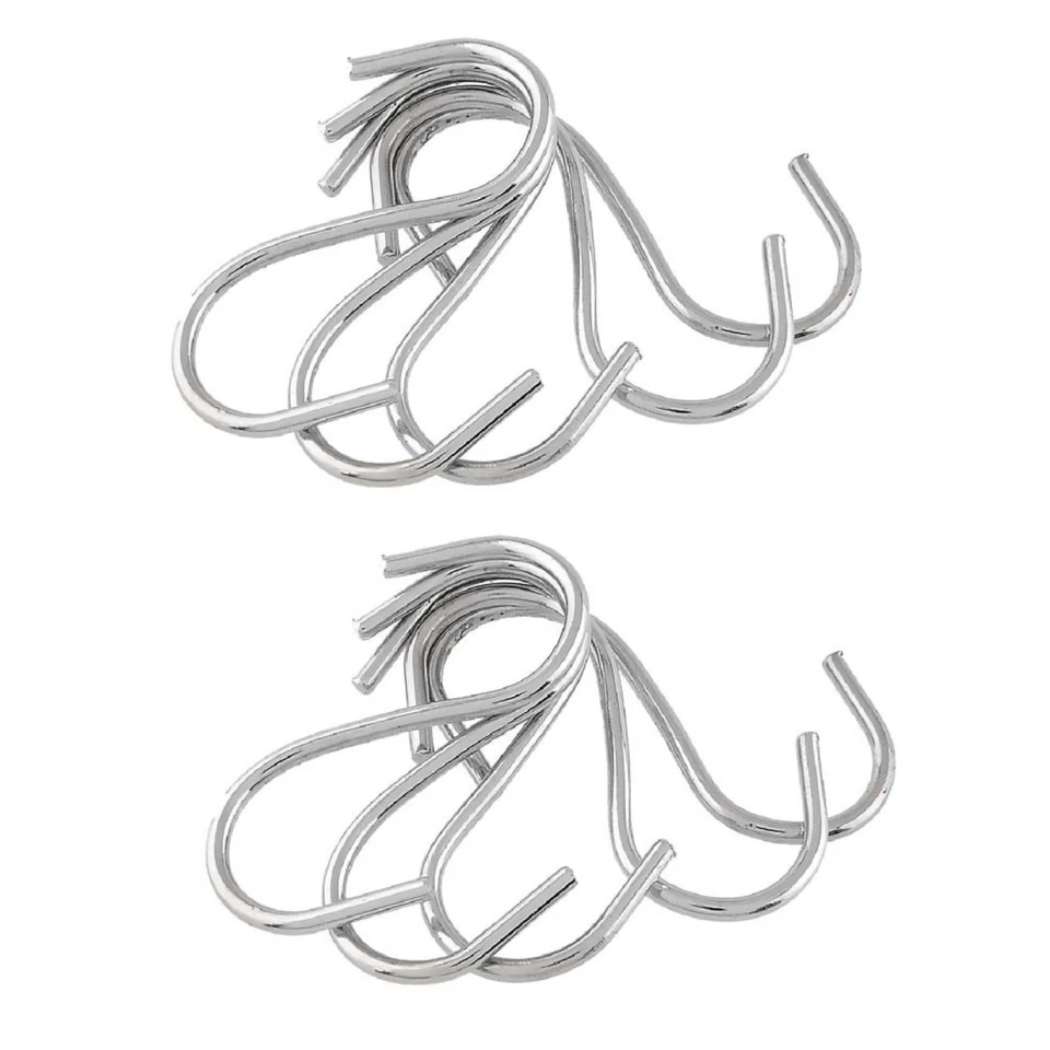 10 Pieces Hard Tough "S" Shape Type House Kitchen Hanger Hook Stainless Steel C - Image 2 of 4