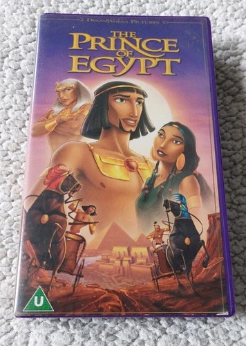 The Prince Of Egypt VHS DreamWorks Childrens Animated Christian Video Tape