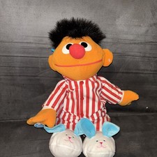 Amazing 1996 ERNIE Vntg Sesame Street 18" Sing  Snore Tyco Plush Doll Works