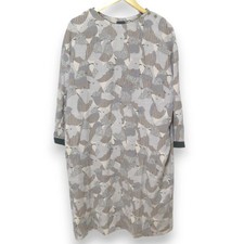 mina perhonen singing merrily wool silk bird dress size 36 grey used