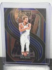 Front of 2024-25 Panini Select - Premier Level Trae Young #123 Blue