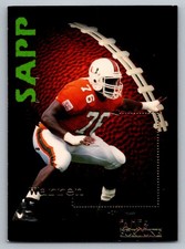 1995 Warren Sapp #84 Miami Hurricanes