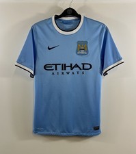 Manchester City Home Football Shirt 2013/14 Adults Small Nike F103