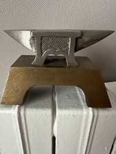 Anciennes Petite Enclume De Bijoutier & Travail De Maîtrise Vers 1900 & Bronze