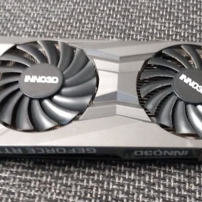 CROWN NVIDIA GeForce RTX 3060 Grafikkarte Dual-Lüfter mit Kühlkörper