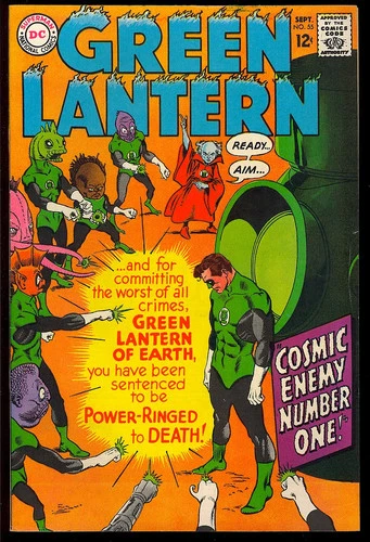 Green Lantern #55 Nice Silver Age Superhero Vintage DC Comic 1967 FN-