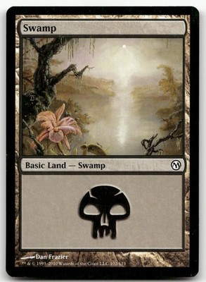 Swamp (102) #102 (LP) Duels of the Planeswalkers DPA Magic MTG