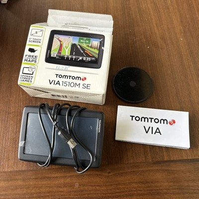 TomTom VIA 1510M SE Vehicle Navigator Maps Tested And Works 