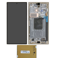 Samsung Galaxy S24 Ultra SM-S928B Display Bildschirm Rahmen Titanium Gelb Neu