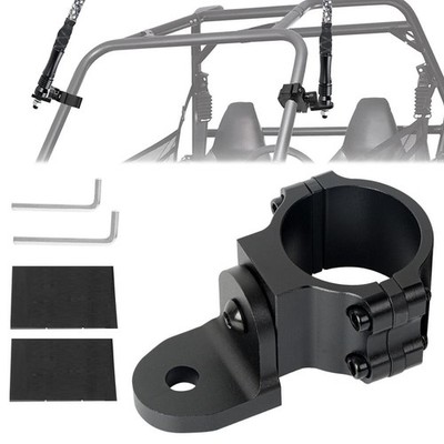 2x Mount Bracket For UTV ATV RZR 4WD LED Whip Light Bar 1.75'' to 2''Rollbar Cage 