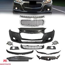 Fits 2014-2015 Chevy Malibu/2016 Limited Front Bumper Cover Grille Assembly Kit
