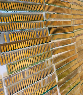 300 grams or 10.6 ounces double sided pc gold fingers for scrap gold recovery