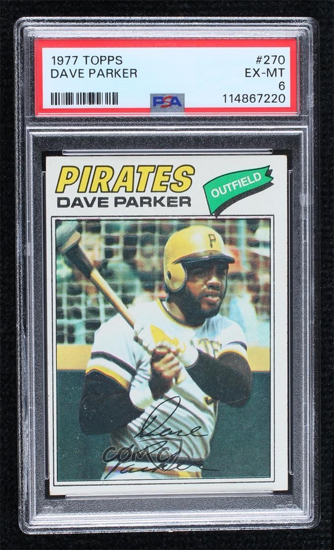 1977 Topps Dave Parker #270 PSA 6 HOF 07qw