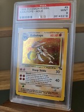 Pokémon Kabutops 9/62 Fossil Holo Unlimited PSA 9 Holo Rare WOTC 1999 on eBay