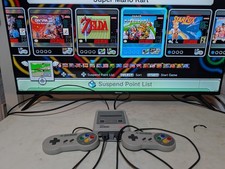 Official Super Nintendo SNES Mini Classic Console / 21 Games / 2 Controllers  