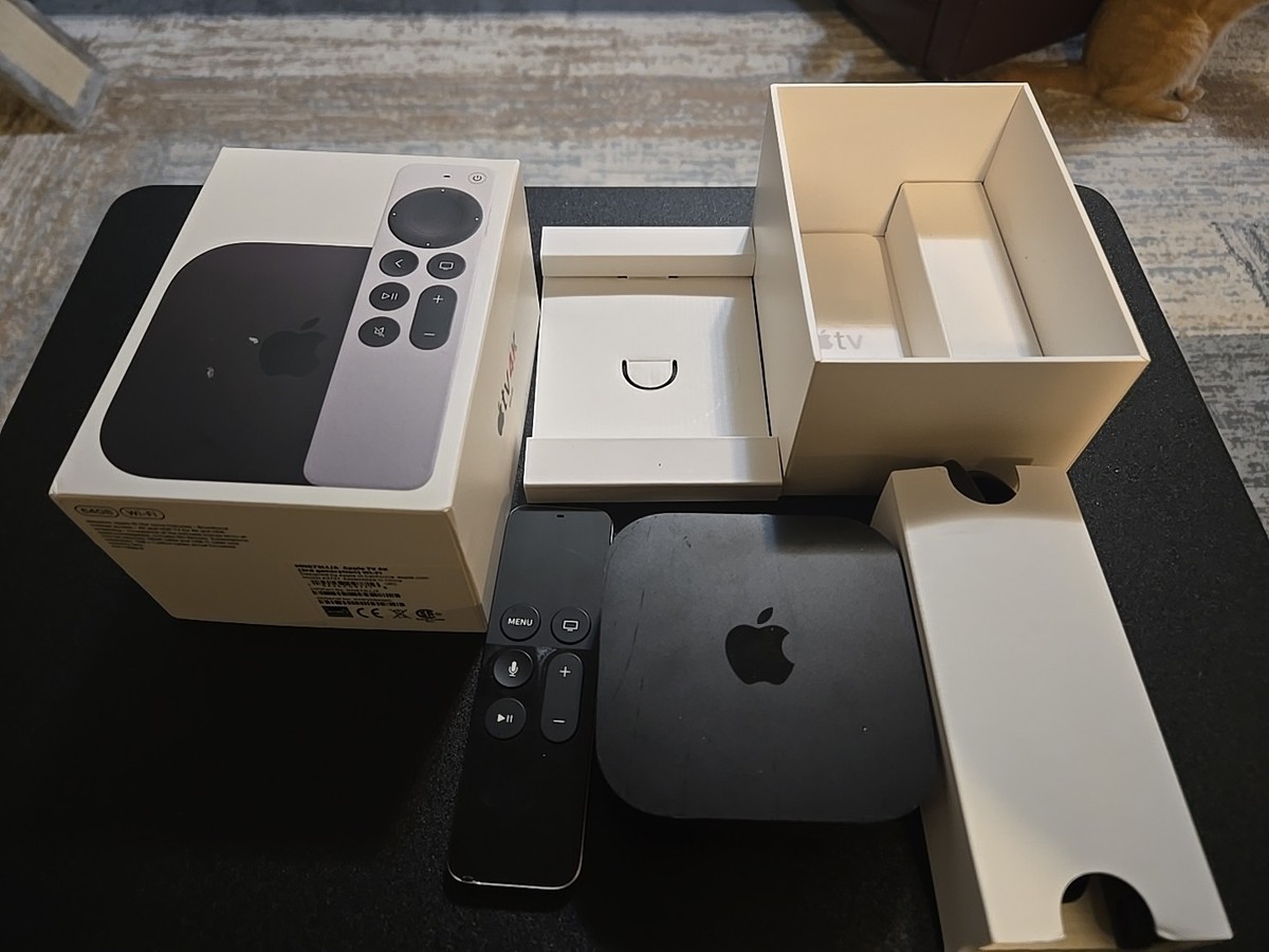 Apple TV 4K (A2737, 64GB, 3rd Gen) Wi-Fi Media Streamer w