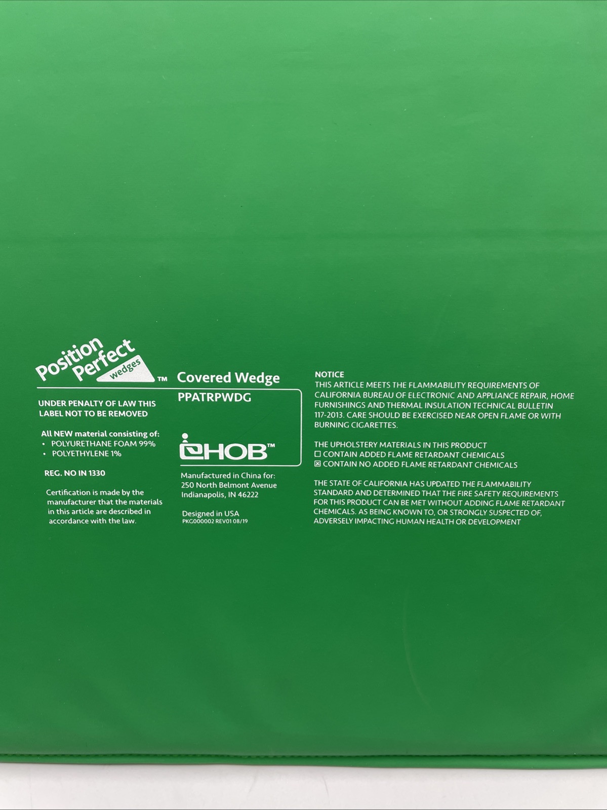 EUC 2 EHOB Position Perfect Covered Wedges Pillow Sacral Offloading w/ Handles