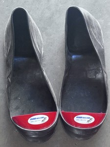 OshaToes Black Slip-On Work Shoe Covers/Clogs with Tread Soles