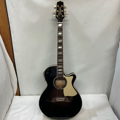 Elektrische Akustikgitarre Takamine TSP10CS GBB Japan mit Halbhartschalenkoffer
