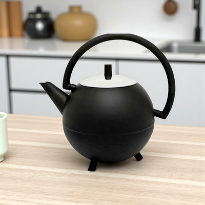 Bredemeijer Duet Saturn Teekanne - 1,2 L - NEU - OVP - schwarz - Händler
