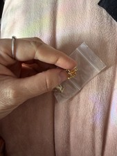 High Quality Earrings Stud Golden Colour With Stones