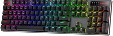 Redragon K556 PRO Upgraded Wireless RGB Gaming Keyboard, Linear Quiet Red Switch