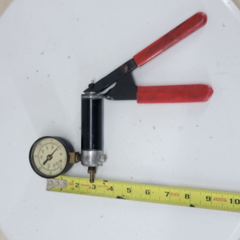 Blue-Point Hand Operated Pressure Test Pump w Gauge Hydraulic ...