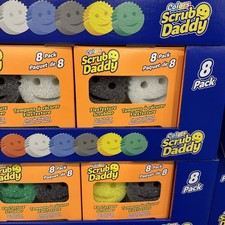 Scrub Daddy Scratch-Free Sponges for Dishes  Home Variety Pack 8 Count