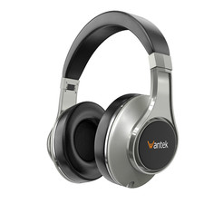 Wantek Bluetooth Headset with 3.5mm Foldable 3D Stereo Sound Over-ear Headphone