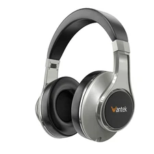 Wantek Bluetooth Headset with 3.5mm Foldable 3D Stereo Sound Over-ear Headphone