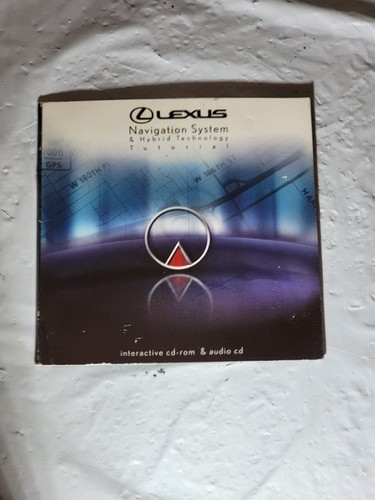 2008 Lexus Navigation System & Hybrid Technology Tutorial CD-ROM & Audio CD Set