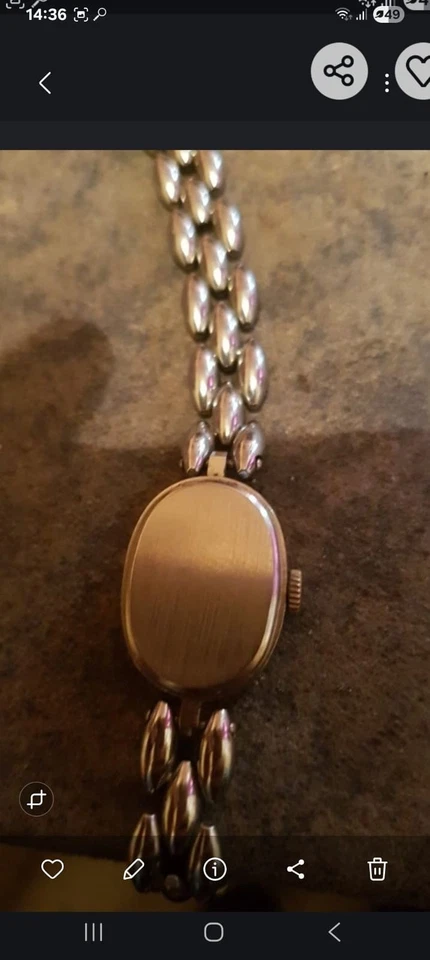 EXCELENTE RELOJ VINTAGE PARA DAMAS, LUCH, 15 RUBÍES, 1801.1 Foto 2 de 4