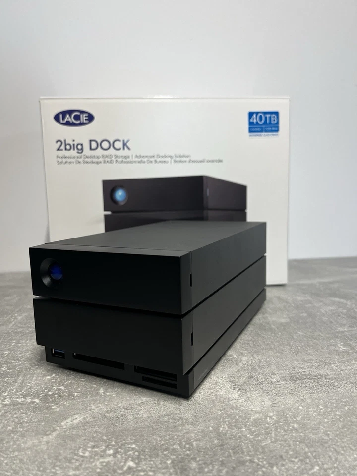 LaCie 2big Dock Thunderbolt 3 40TB externe Festplatte, 3.5