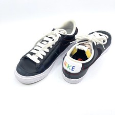Nike Blazer Low '77 Sneakers Shoes Black Multicolor youth big kids 6.5