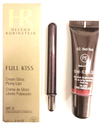 Helena Rubinstein Full Kiss Cream Gloss 02 Bed Red - Plumping Lipgloss 9,5g