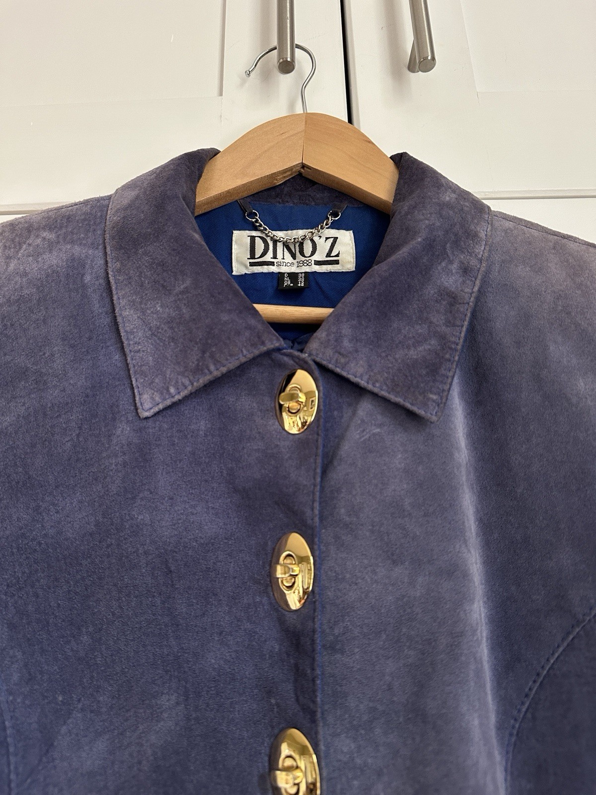 Vintage Purple 1980’s Suede Jacket image 2