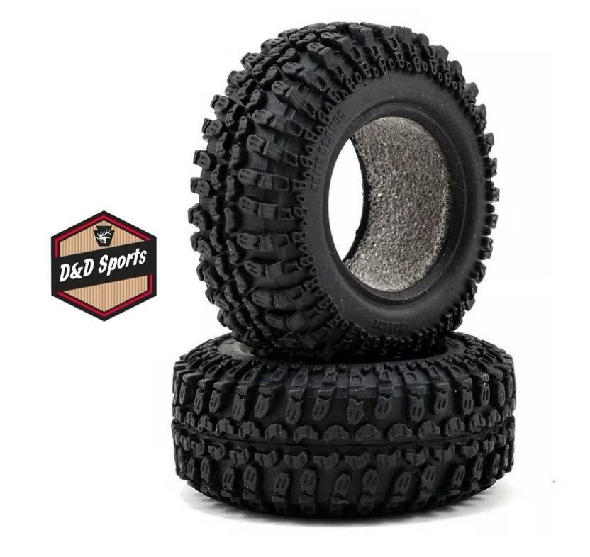 RC4WD Z-T0028 - Rok Lox 1.0" Micro Comp Tires w/Foams (2)