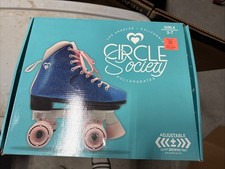 Circle Society Adjustable Kids Roller Skates, Sizes 3-7 US, new in box