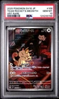 Team Rocket’s Meowth 109/098 PSA 10 GEM MINT Pokemon Card AR Art Rare Japanese