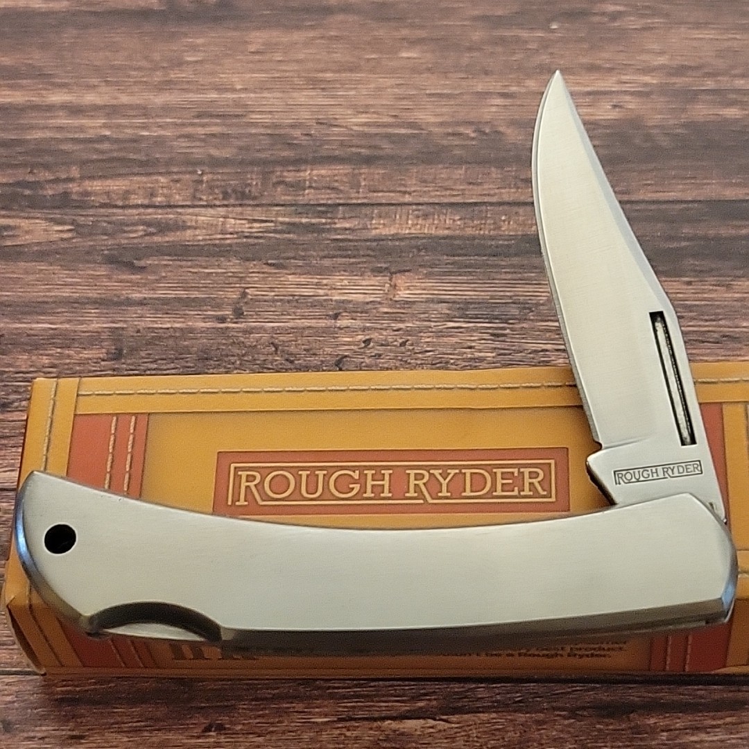 ROUGH RYDER LOCKBACK RR221 Lockback Knife Stainless Steel Handles & Blade